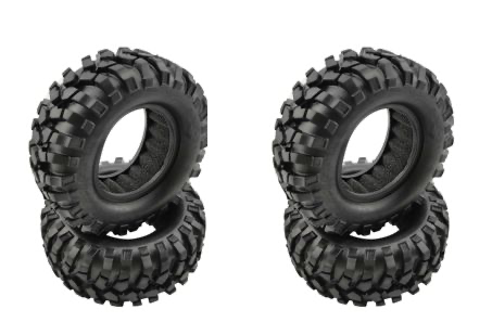 Hobby Details 1.9” Crawler Tires w/Foams: Style A (3.74x1.50”)