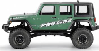 Pro-Line Jeep Wrangler Unlimited Rubicon Crawler Clear Body: 12.3”WB