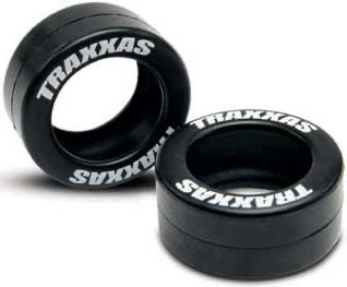 Traxxas Rubber Tires: Fits Traxxas Wheelie Bar Wheels
