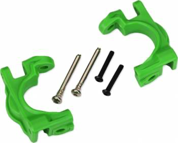 Traxxas Caster Blocks Extreme Heavy Duty w/Hinge Pins: Green