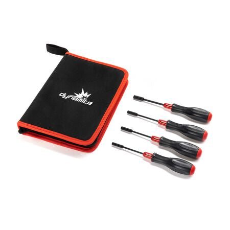 Dynamite 4 Piece Nut Driver Wrench Set: Metric (4,5,5.5,7mm)