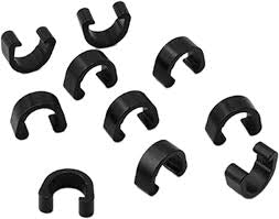 Aluminum Cable Clips: Assorted Colors (12)