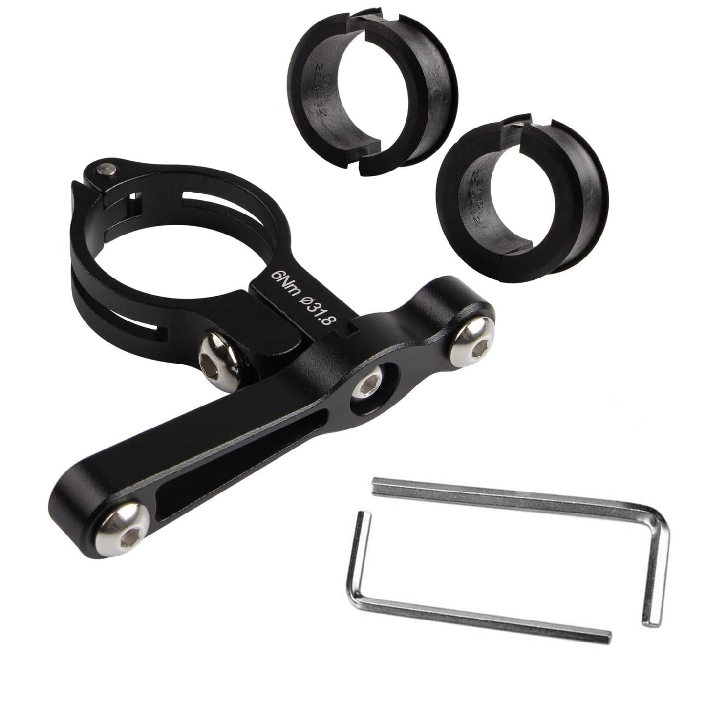 Aluminum Clamping Handle Bar Adapter: Assorted Colors