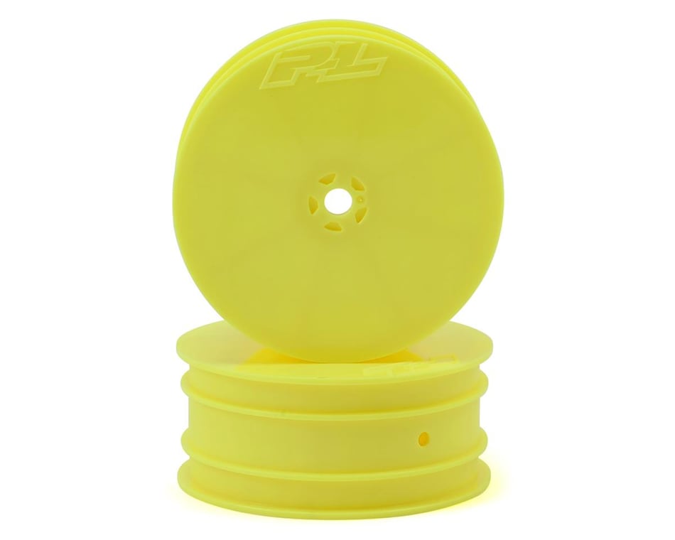 Pro-Line Velocity VTR 2.2” 4WD Front Wheels: AE B64 (Yellow)