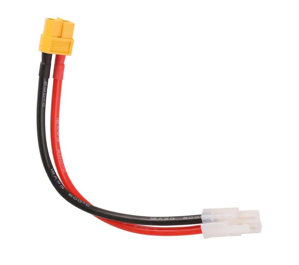Gens Ace XT60 Female to Tamiya Female Adapter: AWG#14