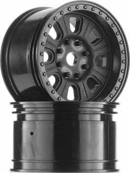 Axial 3.8 Raceline Monster Wheels: Black (2)