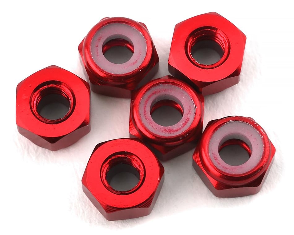 175RC Lightweight Aluminum M3 Flangless Locknuts: Assorted Colours
