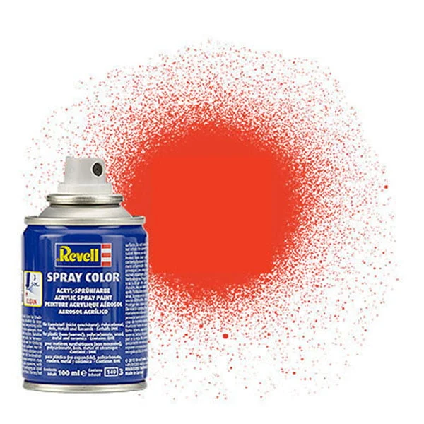 Revell Acrylic Spray Paint: Matte Luminous Orange (100ml)