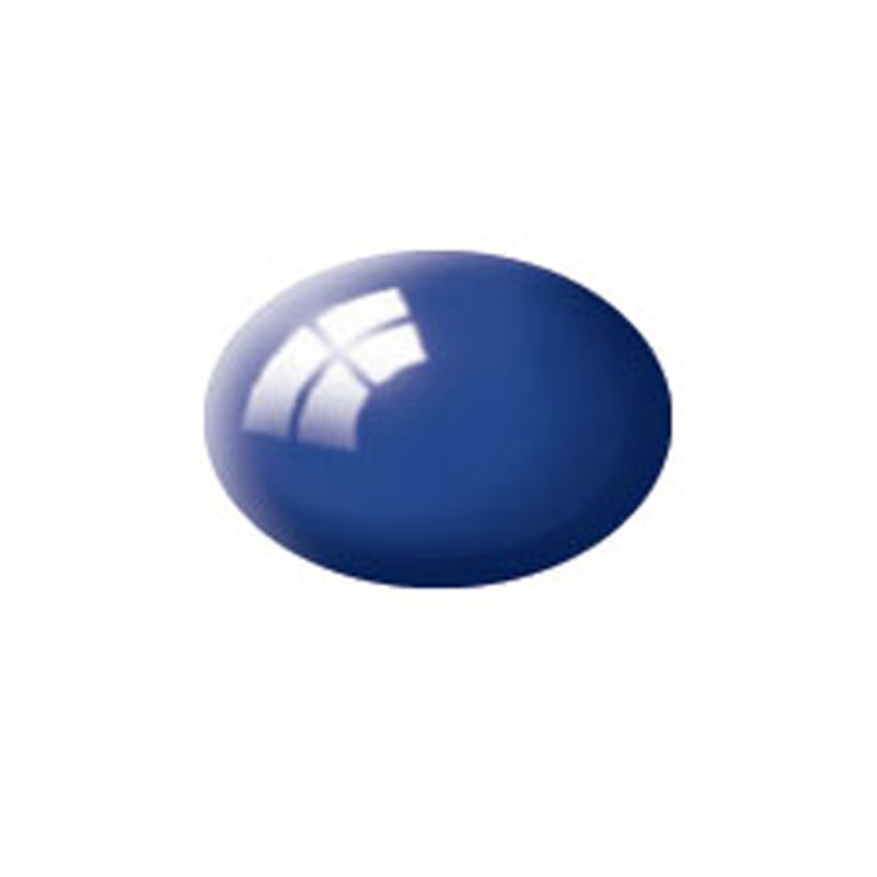 Revell Acrylic Aqua Color Paint: Gloss Ultramarine Blue (18ml)