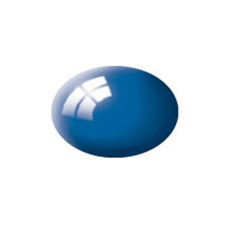 Revell Acrylic Aqua Color Paint: Gloss Blue (18ml)