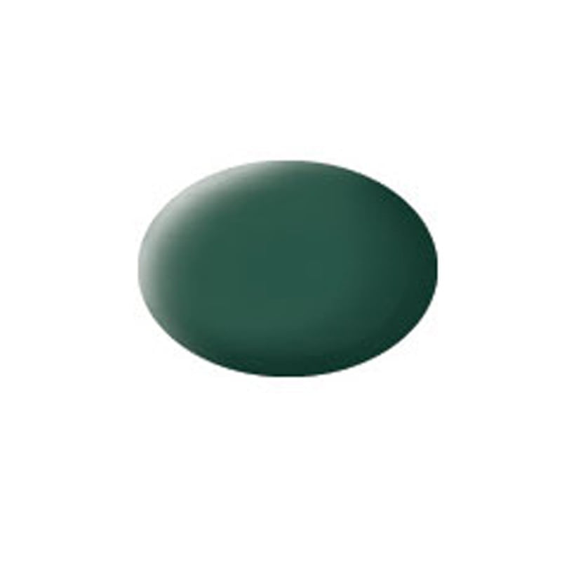 Revell Acrylic Aqua Color Paint: Matte Dark Green (18ml)