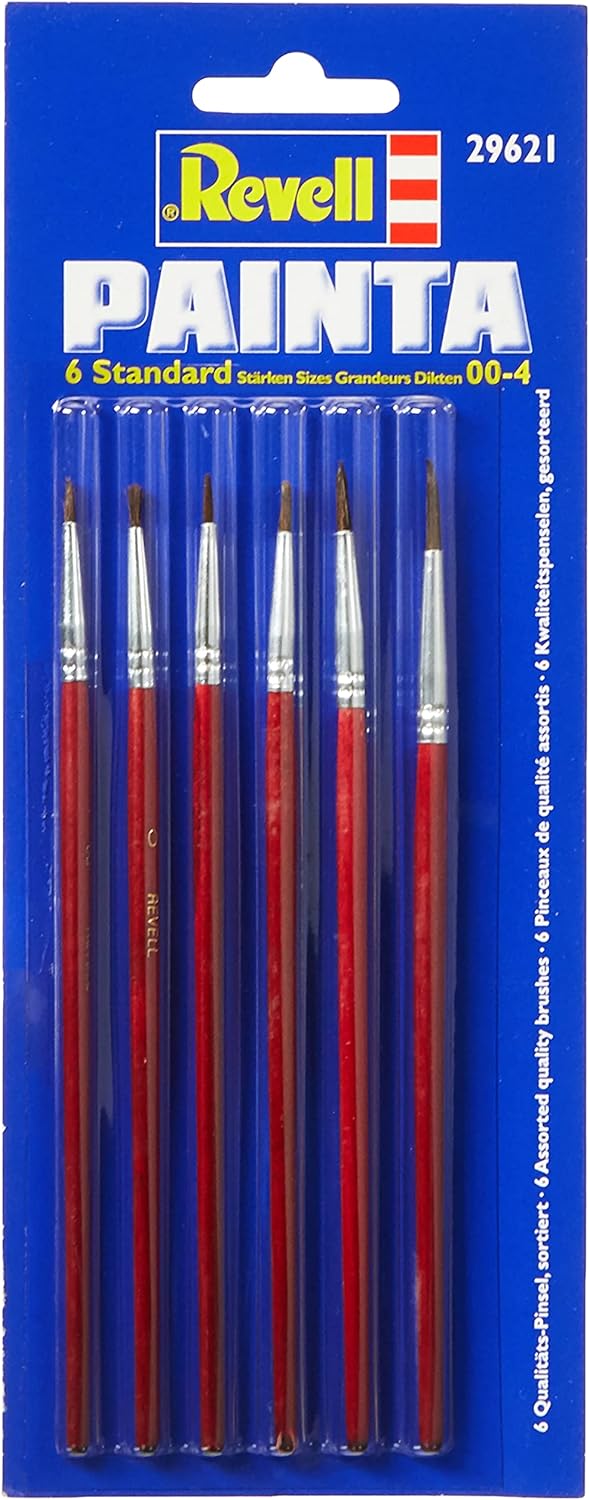 Revell Painta Standard Brush Set: 6pc