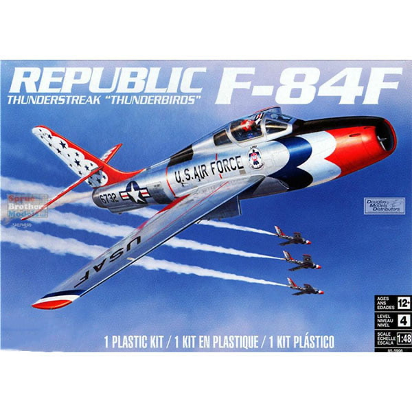 Monogram 1/48 Republic F-84F “Thunderbirds” Thunderstreak Model Kit