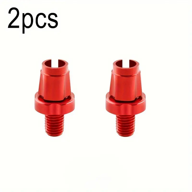 Aluminum Anodized Barrel Nut Brake Lever Adjusters (2)
