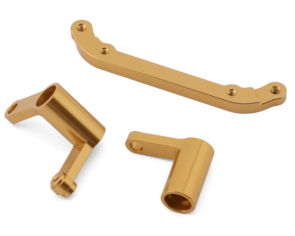 STRC CNC Aluminum Steering Bellcrank Set: Redcat Lowrider (Gold)