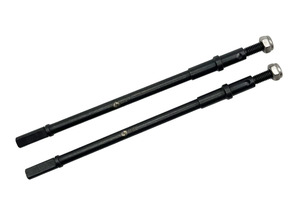 Racers Edge Steel CNC Rear Driveshaft Set: SCX6