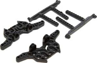 Revolution Front/Rear Shock Towers/Body Posts: 1/12 Forge