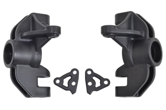 RPM Front Spindle Set: Losi Super Rock Rey (Black)