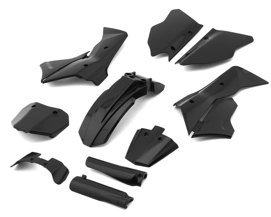 Losi Promoto MX Plastics w/Wraps: Black