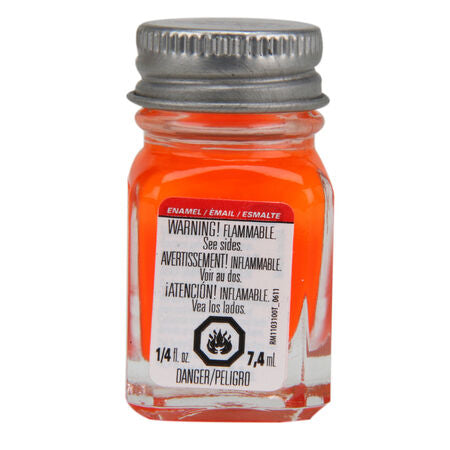 Testors Enamel Paint: Flourescent Orange