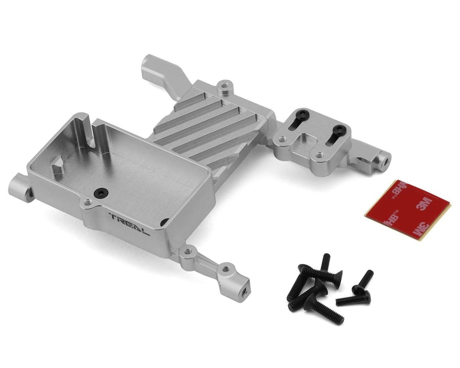 Treal Hobby Aluminum 7075 ESC Tray/Servo Mount Bracket: SCX6