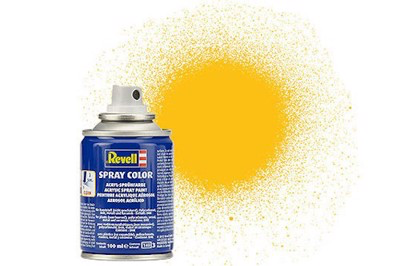 Revell Acrylic Spray Paint: Matte Yellow (100ml)