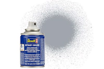 Revell Acrylic Spray Paint: Metallic Silver (100ml)