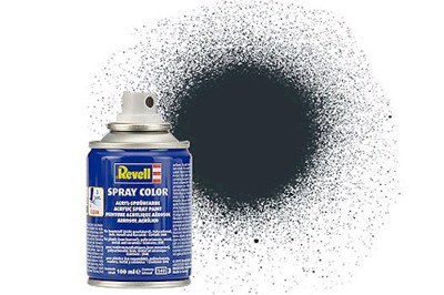 Revell Acrylic Spray Paint: Matte Anthracite Grey (100ml)