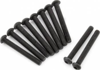 HPI Racing Button Head Screws: M2.5x20mm (10)