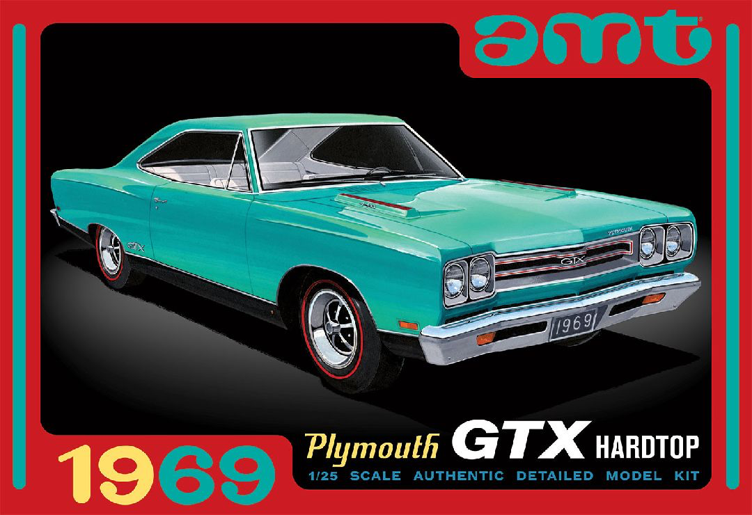 AMT 1/25 1969 Plymouth GTX Hardtop Model Kit