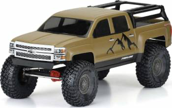 Pro-Line 2015 Chevy Silverado Crawler Clear Body: 13.9”WB