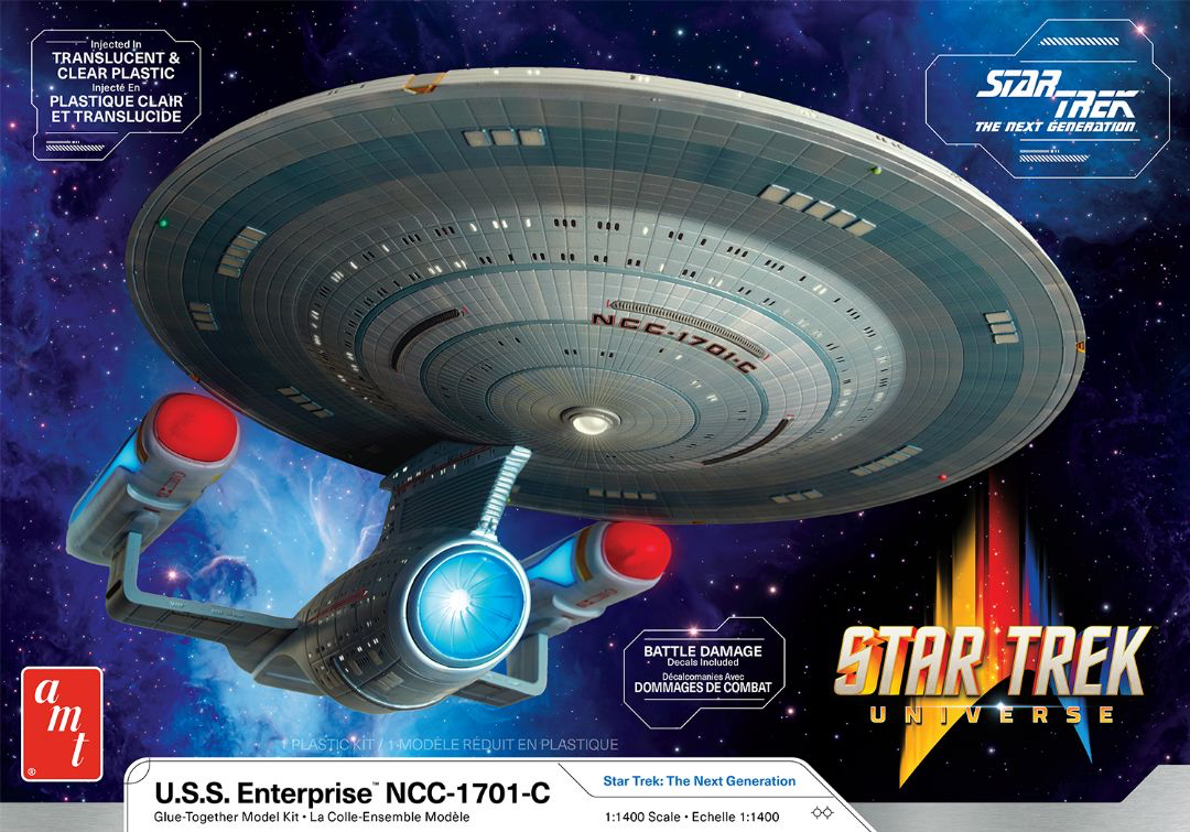 AMT 1/1400 USS Enterprise NCC-1701-C Model Kit