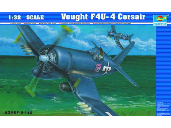 Trumpeter 1/32 Vought F4U-4 Corsair Aircraft Model Kit