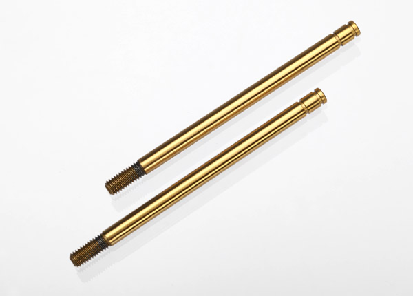 Traxxas Hardened Steel TiNi Coated Shock Shafts: Long (2)