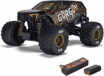 Arrma 1/16 Gorgon GROM Brushed Monster Truck: RTR (Bronze)