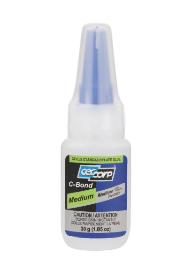 CECCORP C-Bond Cyanoacrylate Glue: Medium (1oz)