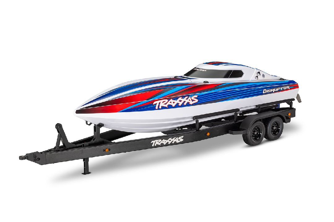 Traxxas Tandem-Axle Boat Trailer Assembled w/Hitch: Disruptor 4S