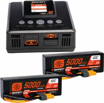 Spektrum Smart G2 50C Powerstage Bundle w/S250 Charger: 6S