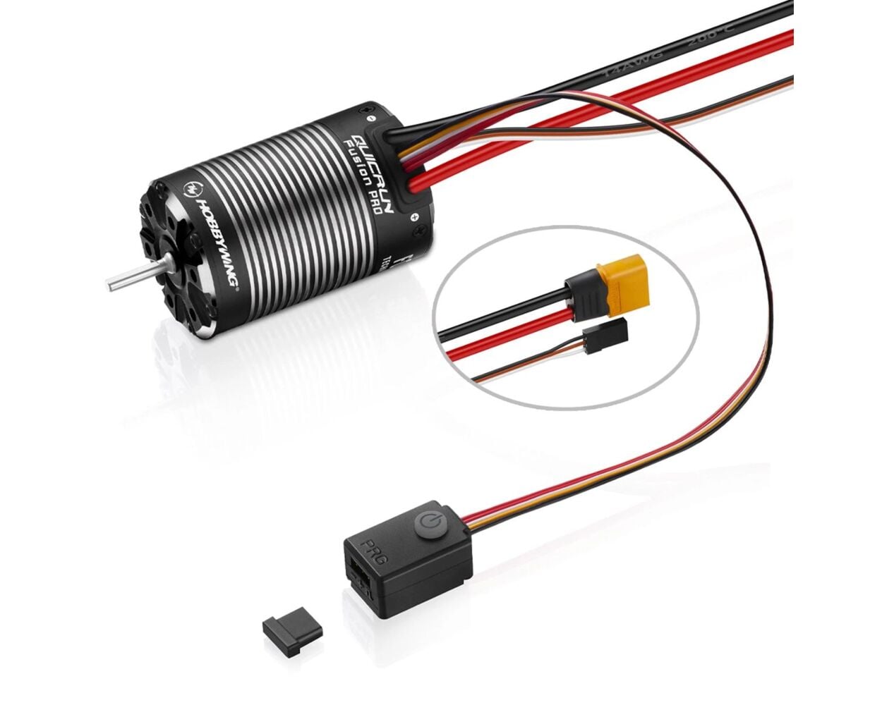 Hobbywing QuicRun Fusion PRO 2-IN-1 60A Brushless Crawler System: 2300kv