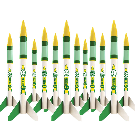 Estes Green Eggs Egg Launcher Bulk Pack (12)
