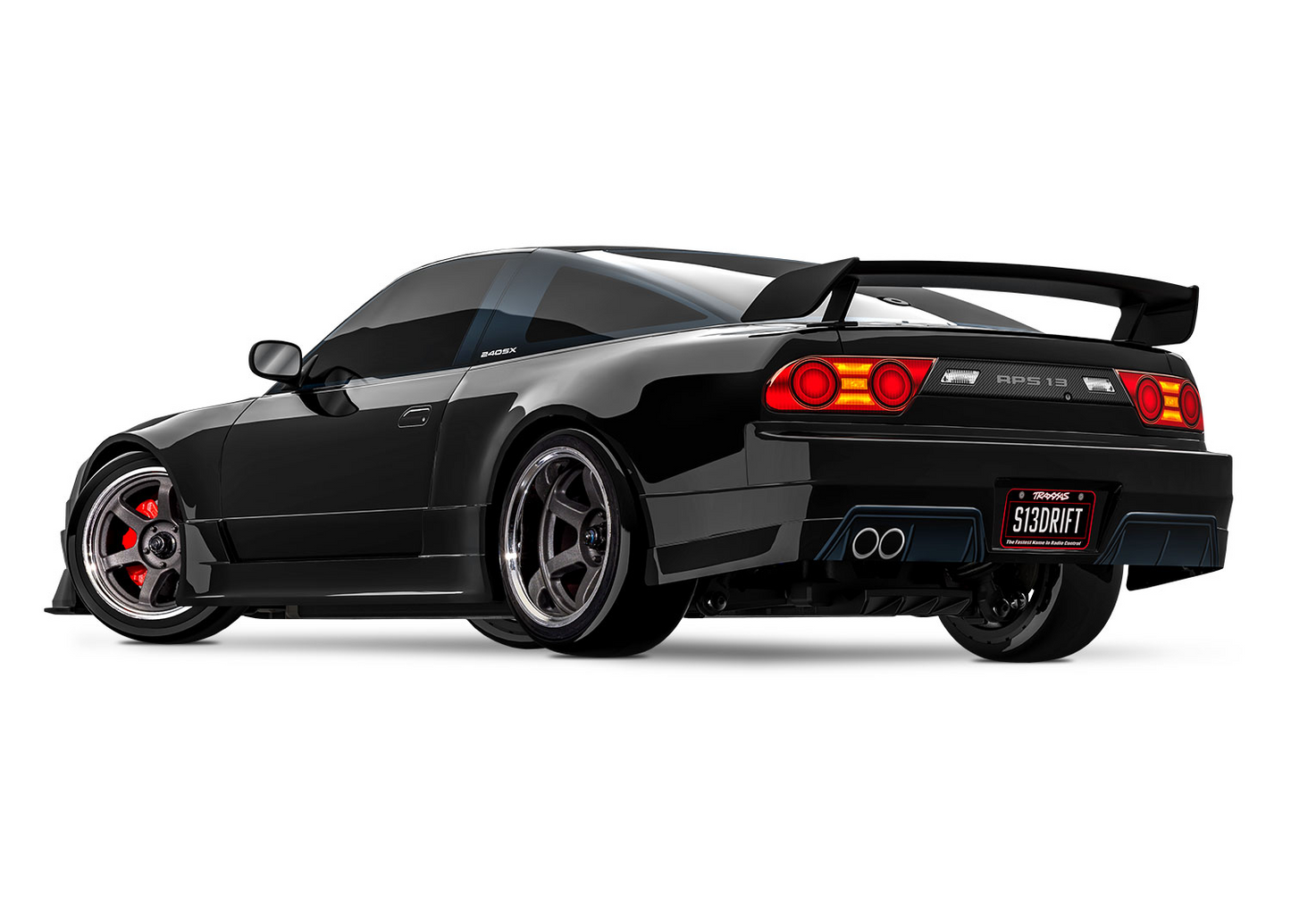 Traxxas 4TEC Drift Nissan 240SX RWD RTR: Black