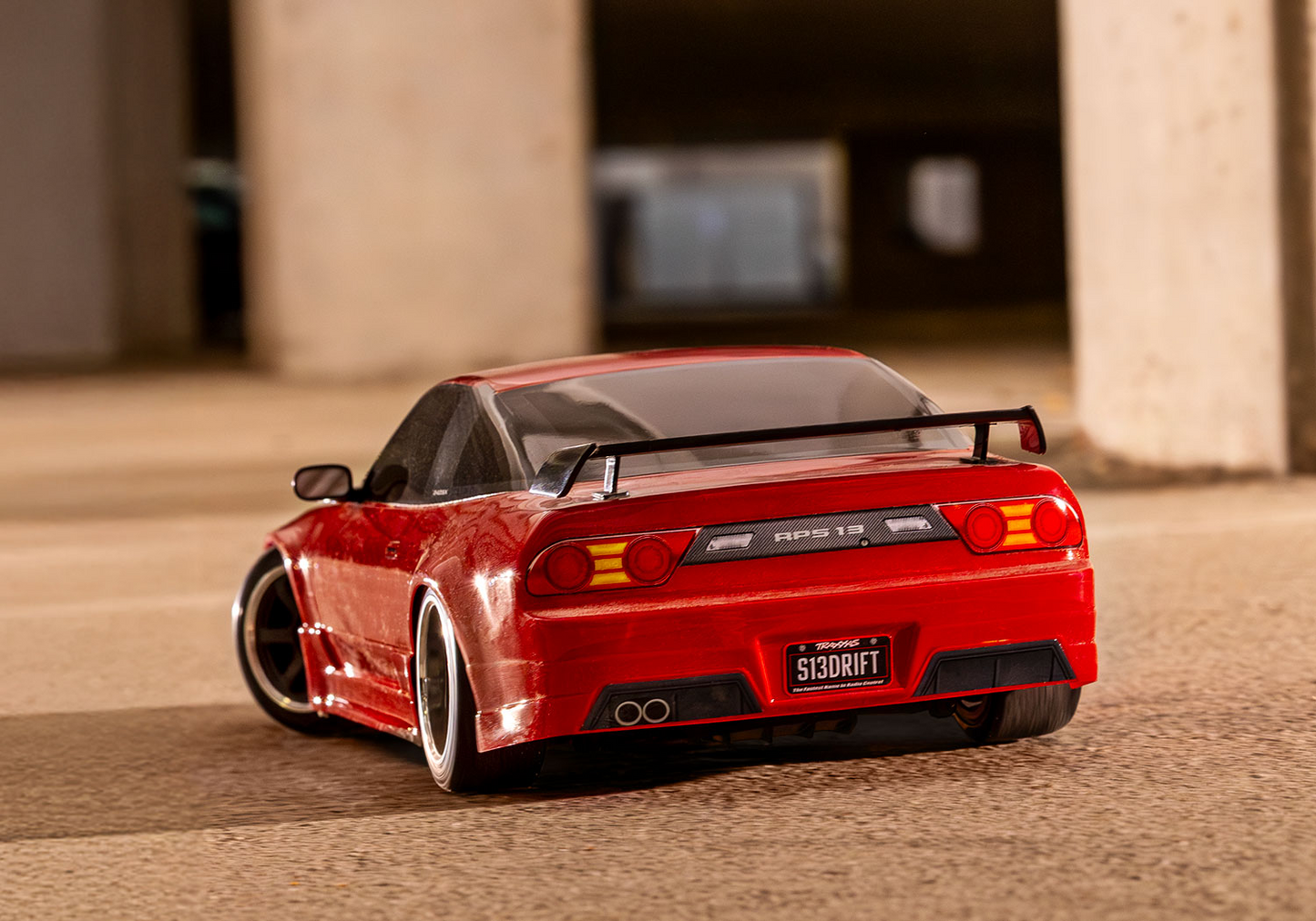 Traxxas 4TEC Drift Nissan 240SX RWD RTR: Red