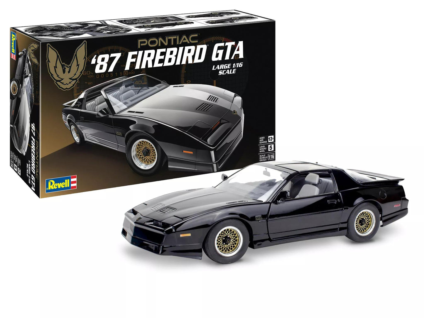 Revell 1/16 1987 Pontiac Firebird GTA Model Kit: Level 5