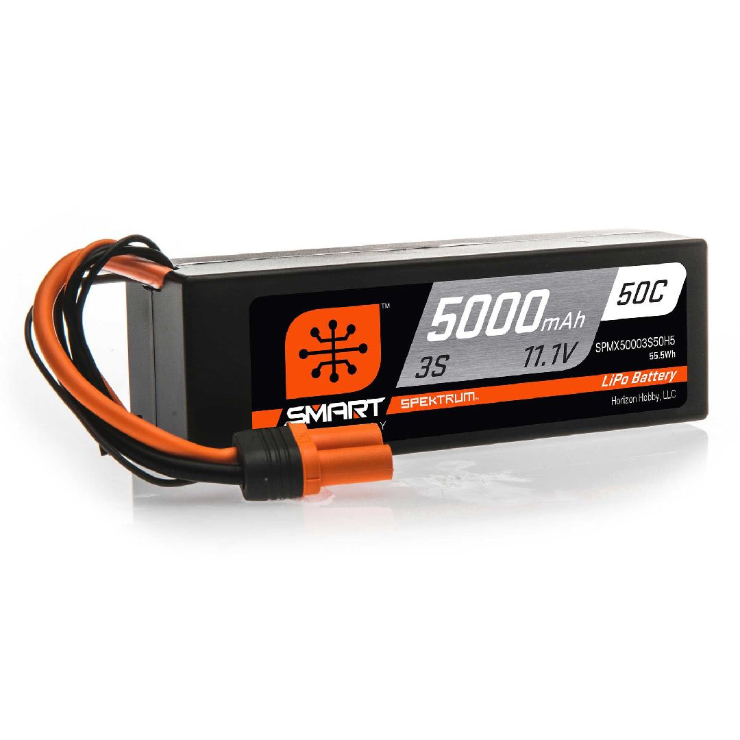 Spektrum G1 3S 11.1V 5000mah 50C Lipo Battery: iC5