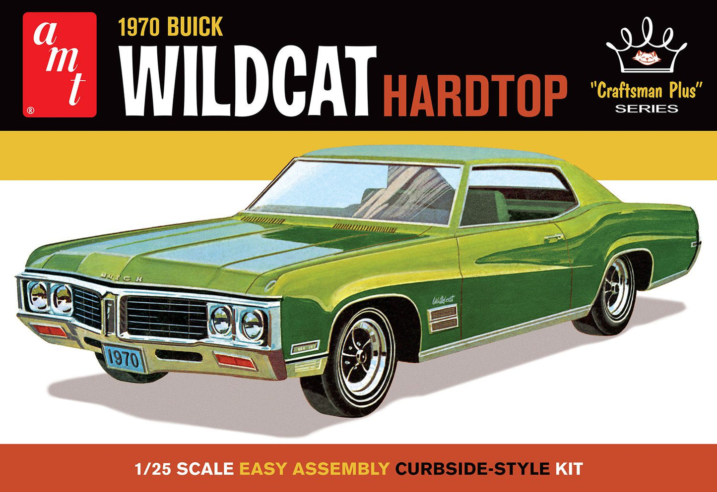 AMT 1/25 1970 Buick Wildcat Hardtop Model Kit: Level 2