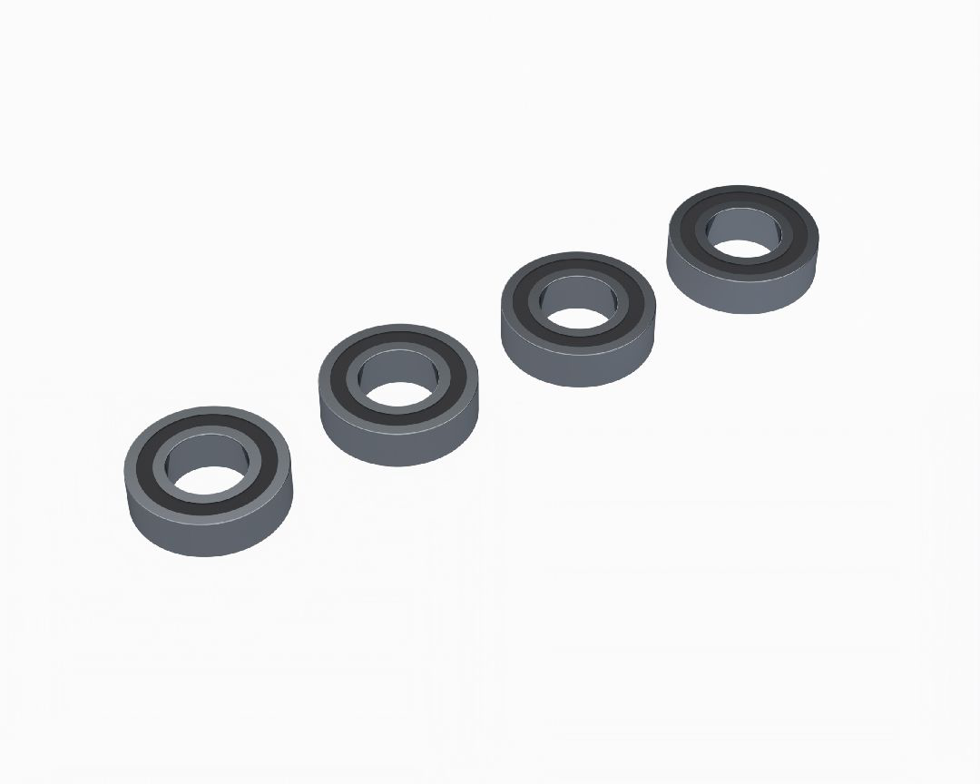 Arrma Rubber Sealed Bearing: 7x14x4mm (4)