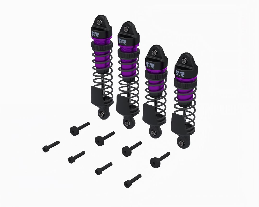 Arrma Aluminum Shock Set Front/Rear: Mini