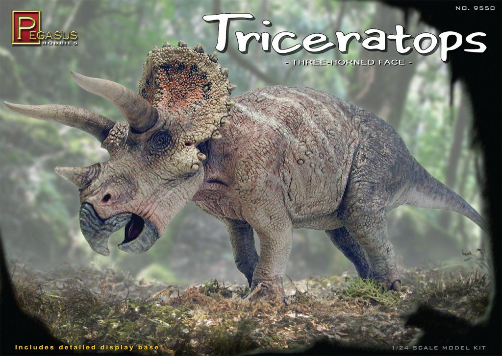 Pegasus Hobbies 1/24 Vinyl Model: Triceratops