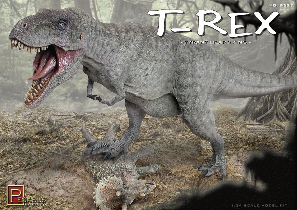 Pegasus Hobbies 1/24 Vinyl Model: Tyrannosaurus Rex