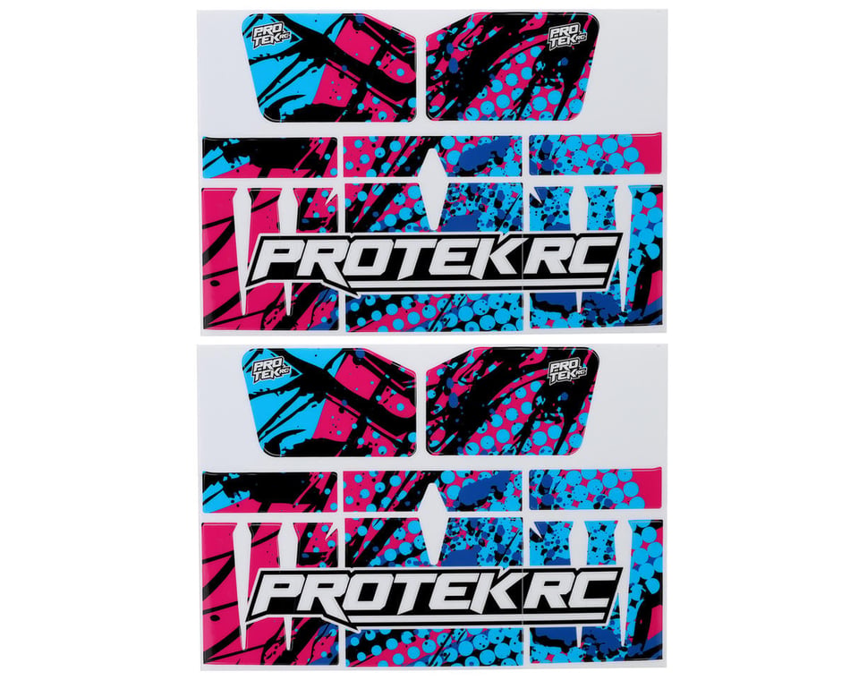 Protek RC JConcepts 1/8 Razor Wing Wraps: Hectic